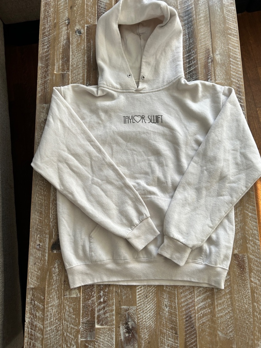 Taylor Swift Cream Pullover Hoodie
